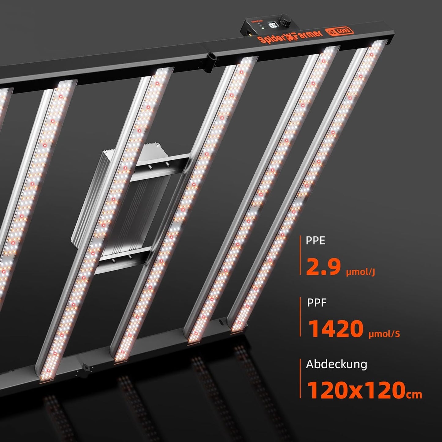 Spider Farmer SE5000 LED Grow Lampe LED Pflanzenlampe 480W [Energieklasse B]