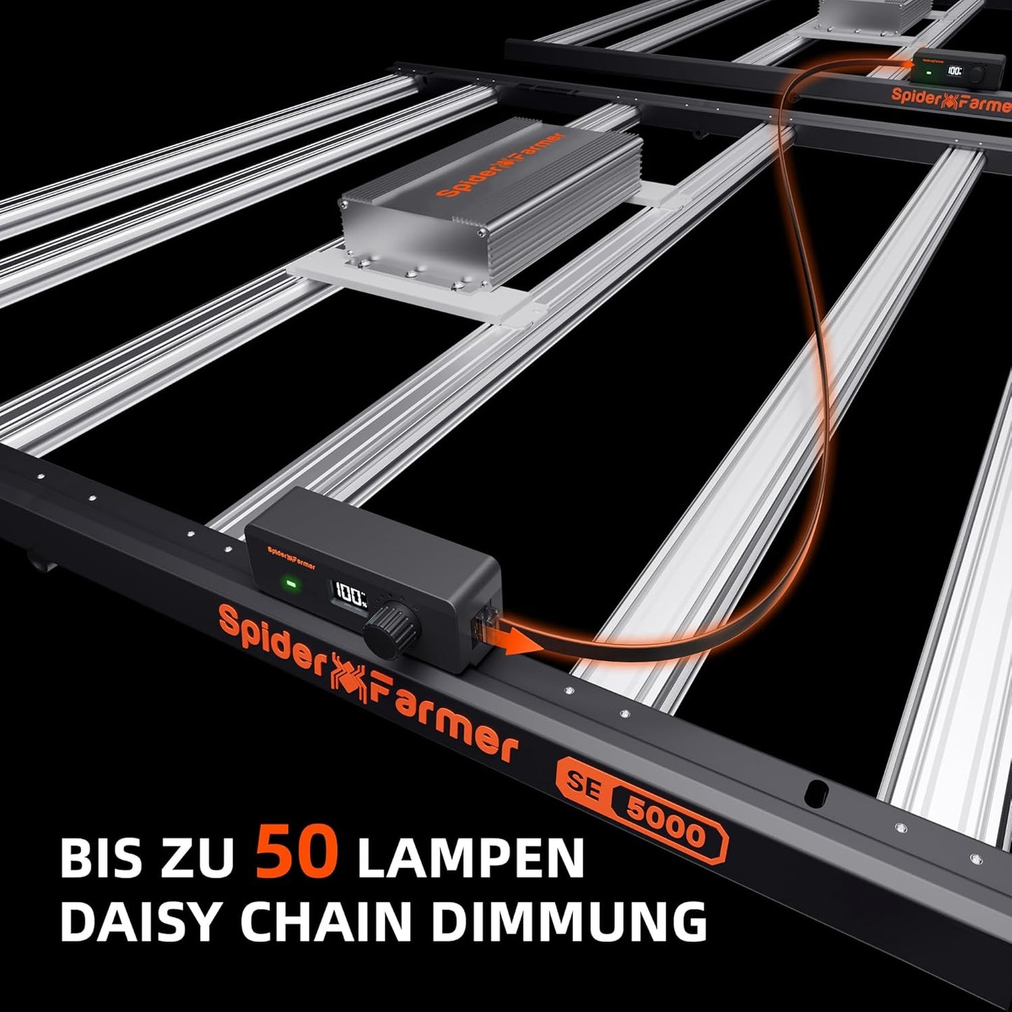 Spider Farmer SE5000 LED Grow Lampe LED Pflanzenlampe 480W [Energieklasse B]