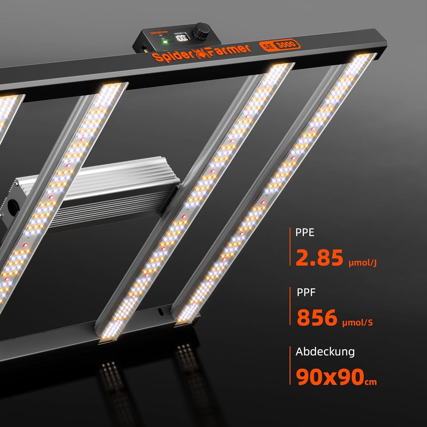Spider Farmer SE1500 LED Grow Lampe LED Pflanzenlampe 150W