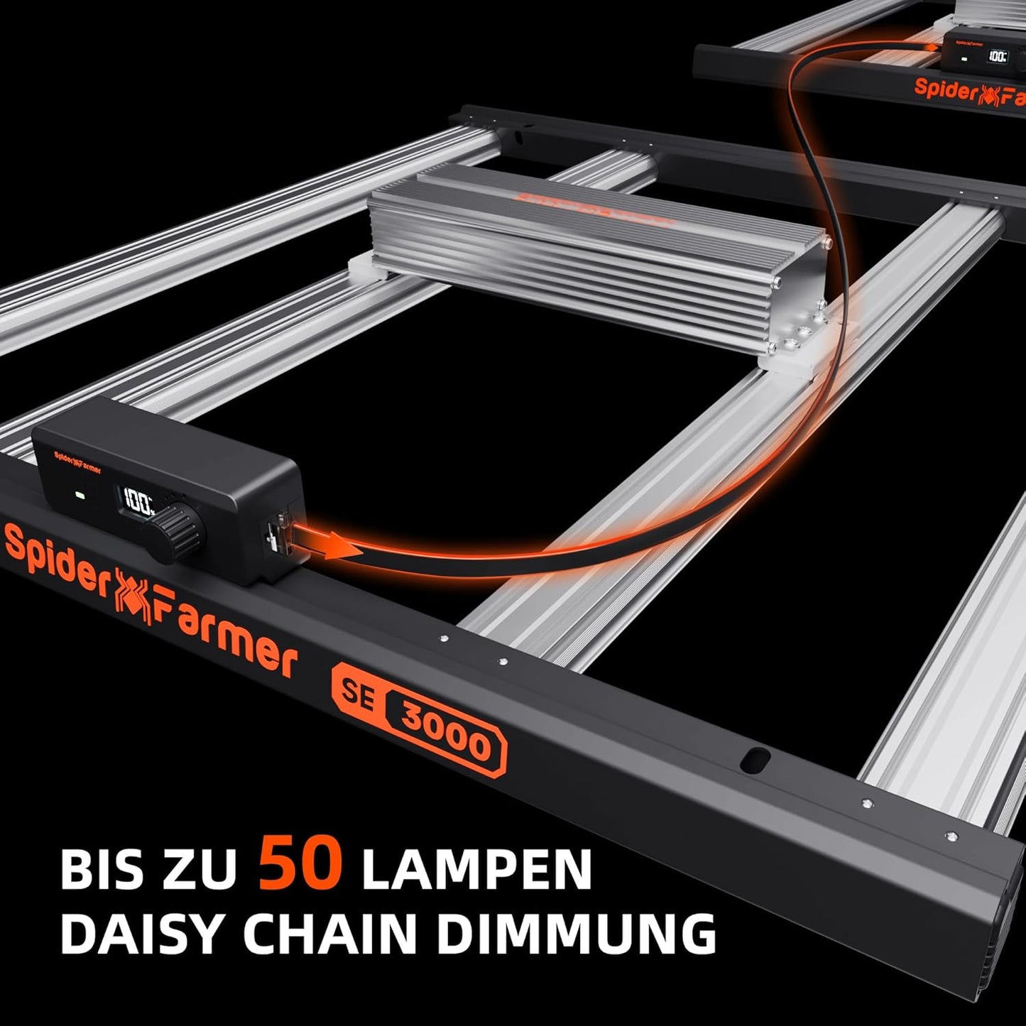 Spider Farmer SE1500 LED Grow Lampe LED Pflanzenlampe 150W